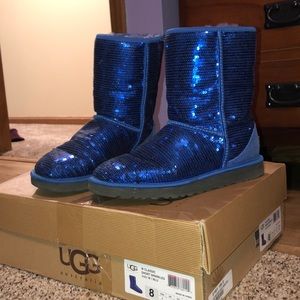 Sparky royal blue uggs